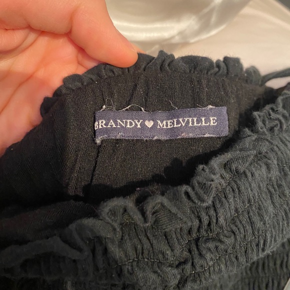 Brandy Melville Ruffle crop top - Picture 2 of 2